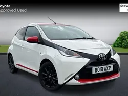 White Used 2018 Toyota Aygo x-press Hatchback | £12,081 (A bit pricey)