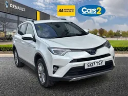 White Used 2017 Toyota RAV4 Hybrid SUV | £14,995 (Good price)