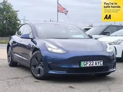 Blue Used 2022 Tesla Model 3 Sedan | £18,495