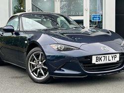Blue Used 2021 Mazda MX5 Inclusive Cabriolet | £19,999 (Fair price)