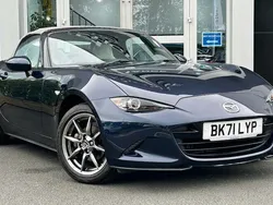 Blue Used 2021 Mazda MX5 Inclusive Cabriolet | £20,087 (A bit pricey)