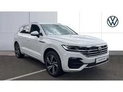 White Used 2018 VW Touareg R-line SUV | £27,195 (A bit pricey)