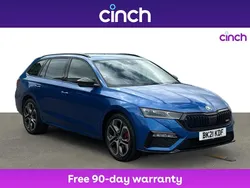 Blue Used 2021 Skoda Octavia vRS Estate | £19,599 (Expensive)