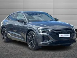 Grey Used 2024 Audi Q8 e-tron Black Edition SUV | £57,950 (Expensive)