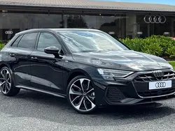 Black New 2025 Audi A3 Sportback Black Edition Hatchback | £32,310