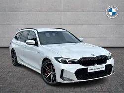 Mineral white Used 2024 BMW 320 M Sport Estate | £36,490 (Expensive)