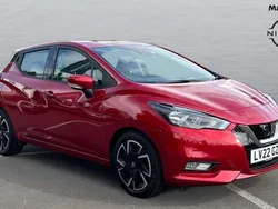 Red Used 2022 Nissan Micra Acenta Hatchback | £10,772 (Fair price)