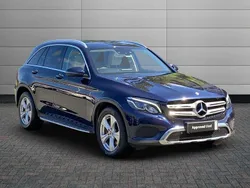 Blue Used 2018 Mercedes GLC220 SUV | £19,990 (Good price)