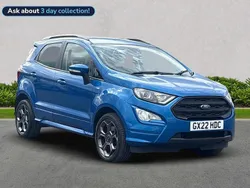 Blue Used 2022 Ford Ecosport ST-Line SUV | £13,599 (Fair price)