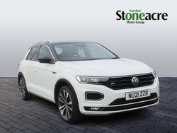 White Used 2021 VW T-Roc R-line SUV | £20,949 (Good price)