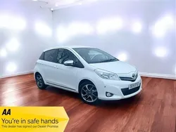 White Used 2014 Toyota Yaris Trend Hatchback | £6,195 (Fair price)