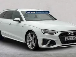 White Used 2022 Audi A4 S-Line Estate | £22,768 (Good price)