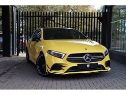 Yellow Used 2021 Mercedes A35 AMG Premium Plus Hatchback | £31,150 (Fair price)