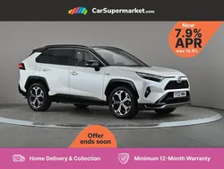White/black Used 2022 Toyota RAV4 Hybrid SUV | £29,697 (Fair price)