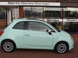 Green Used 2017 Fiat 500 Lounge Hatchback | £5,295 (Fair price)