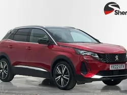 Red Used 2022 Peugeot 3008 Premium SUV | £20,990 (Fair price)