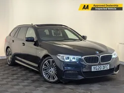Black Used 2020 BMW 520 M Sport Estate | £17,995 (Fair price)