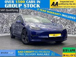 Blue Used 2021 Tesla Model 3 Long Range AWD Sedan | £19,395 (Fair price)