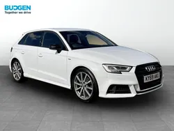 White Used 2019 Audi A3 Sportback Black Edition Hatchback | £14,691 (Fair price)