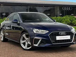 Blue Used 2024 Audi A4 S-Line Sedan | £28,490 (Fair price)