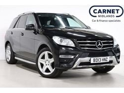 Black Used 2013 Mercedes ML250 AMG SUV | £9,250 (Fair price)