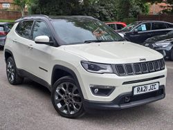 White/black Used 2021 Jeep Compass SUV | £18,263 (A bit pricey)