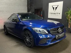 Blue Used 2021 Mercedes C300 AMG line Coupe | £21,995