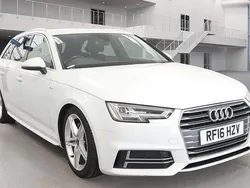 White Used 2016 Audi A4 S-Line Estate | £9,495 (A bit pricey)