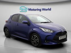 Blue Used 2022 Toyota Yaris Hybrid Design Hatchback | £15,100 (Good price)