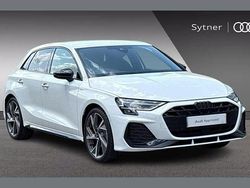 White Used 2025 Audi A3 Black Edition Hatchback | £31,500 (Expensive)