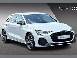 White Used 2025 Audi A3 Black Edition Hatchback | £31,500 (Expensive)