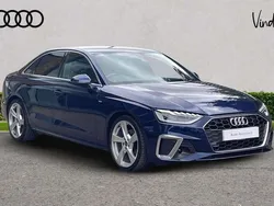 Blue Used 2023 Audi A4 S-Line Sedan | £25,203 (Fair price)