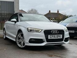 White Used 2015 Audi A3 Cabriolet S-Line Cabriolet | £7,995 (Fair price)
