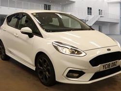 White Used 2018 Ford Fiesta ST-Line Hatchback | £8,600 (A bit pricey)