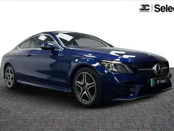 Blue Used 2019 Mercedes C200 AMG Line Premium Coupe | £20,100 (Fair price)