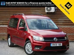 Red Used 2019 VW Caddy Maxi MPV | £20,995 (A bit pricey)