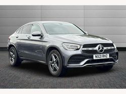 Grey Used 2021 Mercedes GLC300e AMG line Coupe | £30,395 (Super price)
