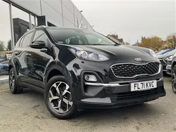 Black Used 2021 Kia Sportage 2 SUV | £17,899 (A bit pricey)