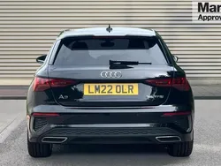 Black Used 2022 Audi A3 Sportback S-Line Hatchback | £22,858 (Fair price)