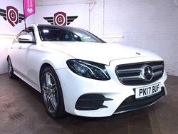 White Used 2017 Mercedes E220 AMG line Estate | £18,695 (Fair price)