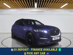 Blue Used 2017 Jaguar F-Pace R-Sport SUV | £13,999 (Fair price)