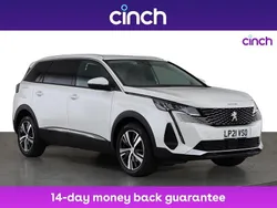 White Used 2021 Peugeot 5008 Allure Premium MPV | £20,649 (A bit pricey)