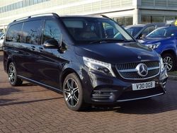 Black Used 2019 Mercedes V300 AMG line MPV | £51,000