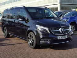 Black Used 2019 Mercedes V300 AMG line MPV | £51,000