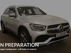 Silver Used 2022 Mercedes GLC300e AMG line SUV | £28,920 (Super price)