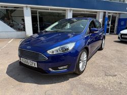 Blue Used 2017 Ford Focus Titanium X Hatchback | £8,490 (Good price)