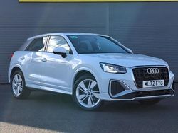 White Used 2022 Audi Q2 S-Line SUV | £19,998 (A bit pricey)