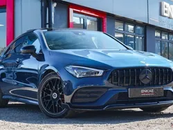 Blue Used 2022 Mercedes CLA180 AMG Line Premium Plus Sedan | £28,745 (A bit pricey)
