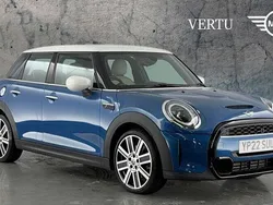 Blue Used 2022 Mini Cooper S Exclusive Hatchback | £20,870 (Fair price)