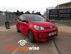Red Used 2017 VW up! high up! Hatchback | £7,695 (Fair price)